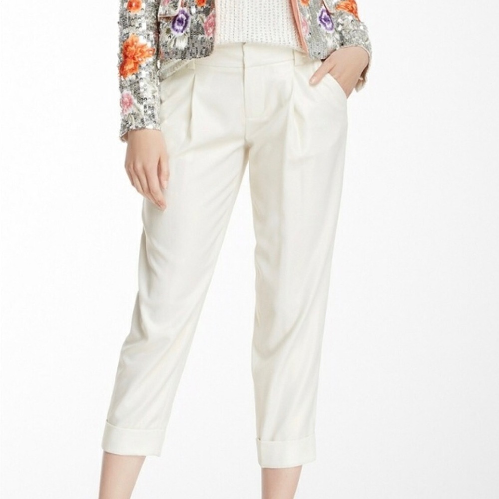 Alice + Olivia cropped pants SZ4 NWT $253